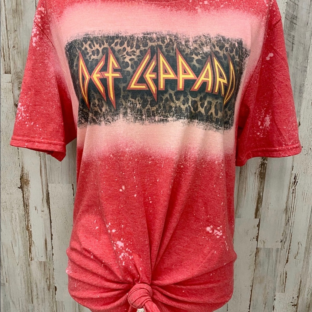 Def Leppard Bleached Tee